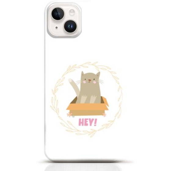 Cat iPhone 15 Plus case Style 4