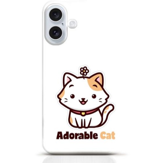Cat iPhone 16 Plus case Style 1