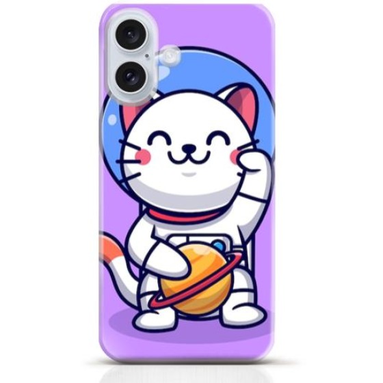 Cat iPhone 16 Plus case Style 10