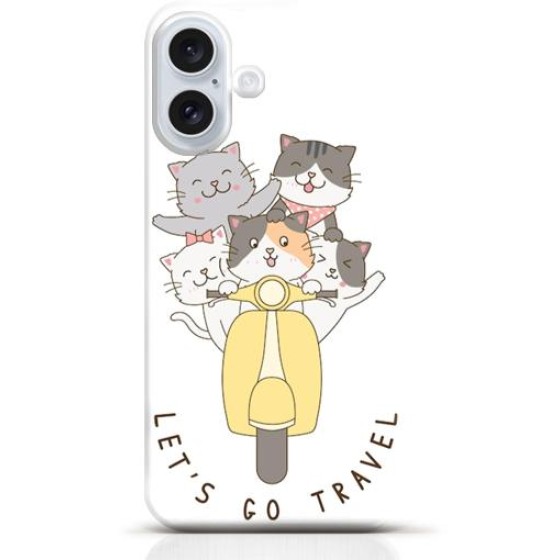 Cat iPhone 16 Plus case Style 17