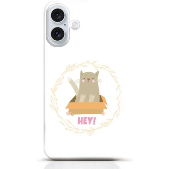 Cat iPhone 16 Plus case Style 4