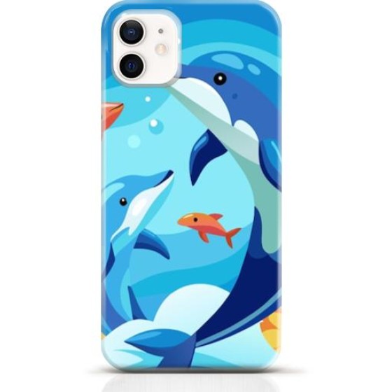 Dolphin iPhone 12 case Style 8