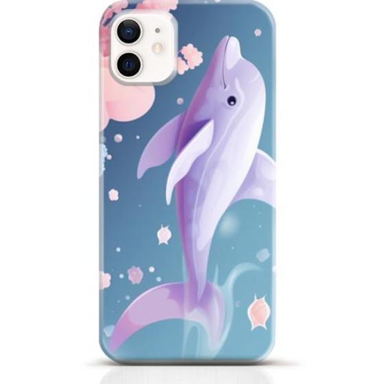 Dolphin iPhone 12 mini case Style 4