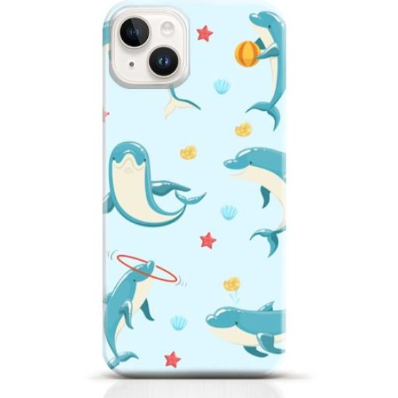 Dolphin iPhone 14 case Style 15