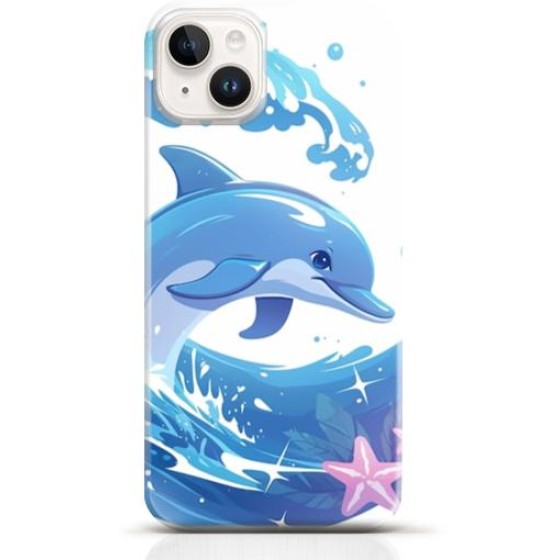 Dolphin iPhone 14 case Style 16