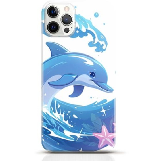 Dolphin iPhone 15 Pro case Style 16