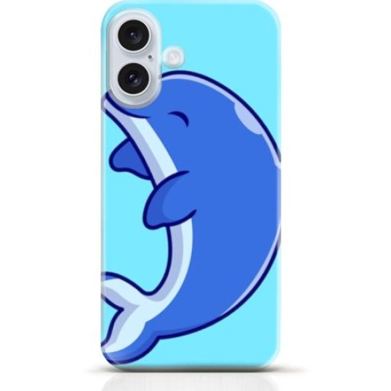Dolphin iPhone 16 case Style 21