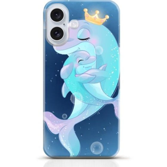 Dolphin iPhone 16 Plus case Style 25