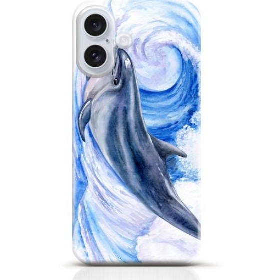 Dolphin iPhone 16 Plus case Style 7