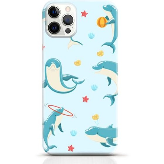 Dolphin iPhone 16 Pro case Style 15