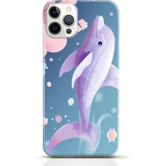Dolphin iPhone 16 Pro case Style 4