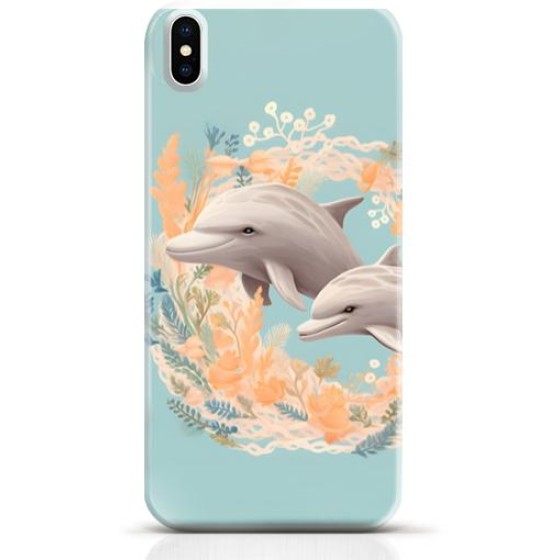 Dolphin iPhone X case Style 3