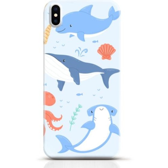 Dolphin iPhone XS case Style 9