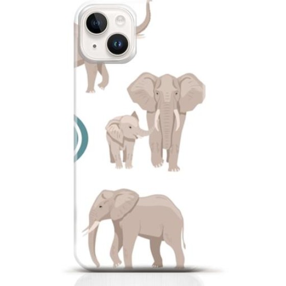 Elephant iPhone 15 Plus case Style 7