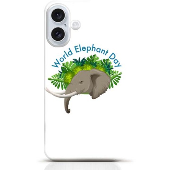 Elephant iPhone 16 case Style 14