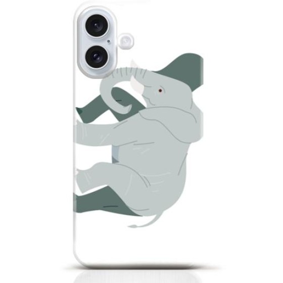 Elephant iPhone 16 Plus case Style 13