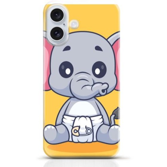 Elephant iPhone 16 Plus case Style 22