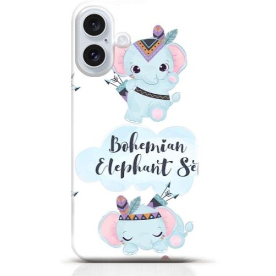 Elephant iPhone 16 Plus case Style 5