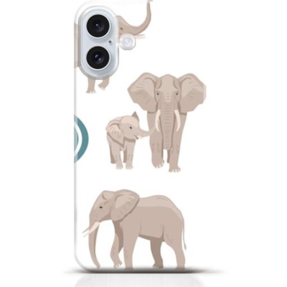 Elephant iPhone 16 Plus case Style 7