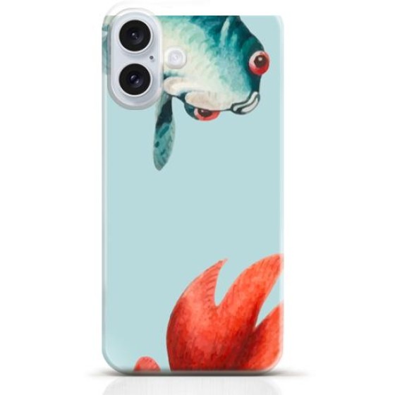 Fish iPhone 16 case Style 11