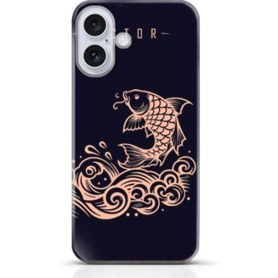 Fish iPhone 16 case Style 3