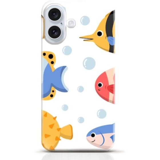 Fish iPhone 16 Plus case Style 1
