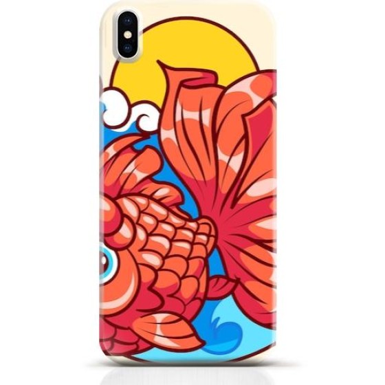 Fish iPhone XS case Style 17