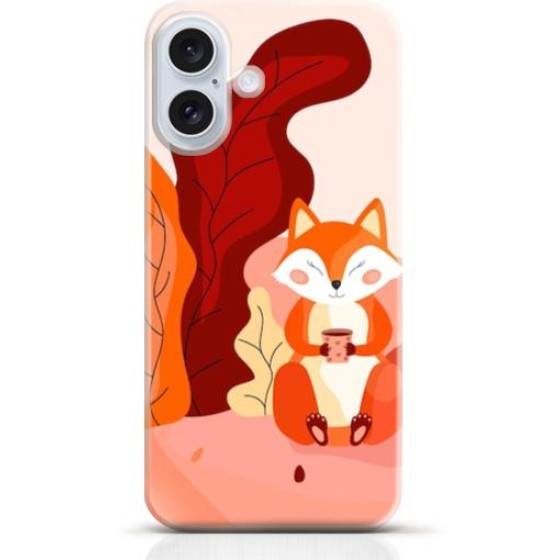 Fox iPhone 16 Plus case Style 3