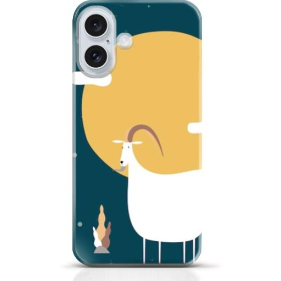 Goat iPhone 16 Plus case Style 4