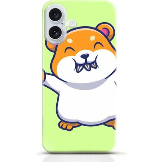 Hamster iPhone 16 case Style 24