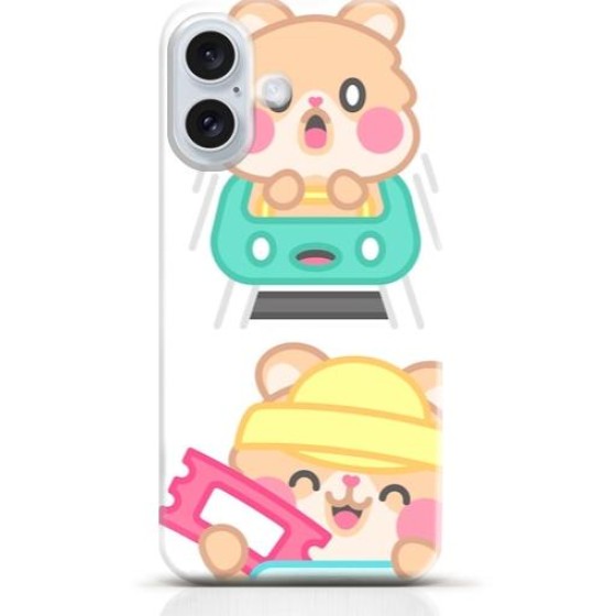 Hamster iPhone 16 case Style 3