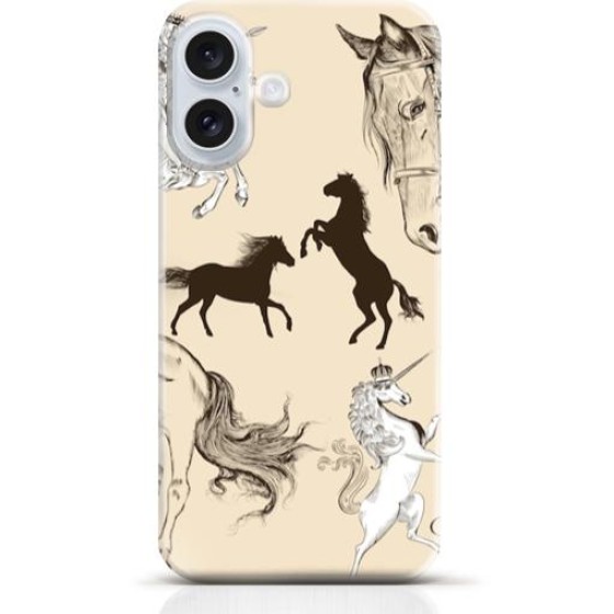 Horse iPhone 16 case Style 22