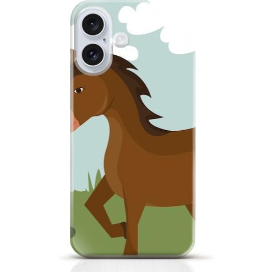 Horse iPhone 16 Plus case Style 16