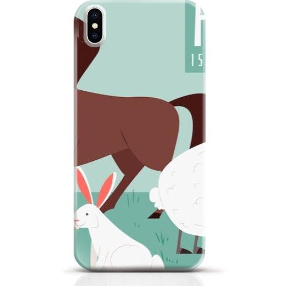 Horse iPhone XS case Style 15