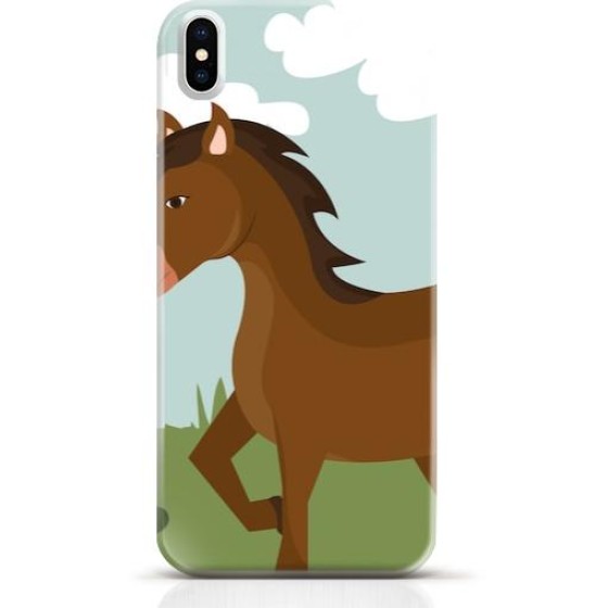 Horse iPhone XS case Style 16