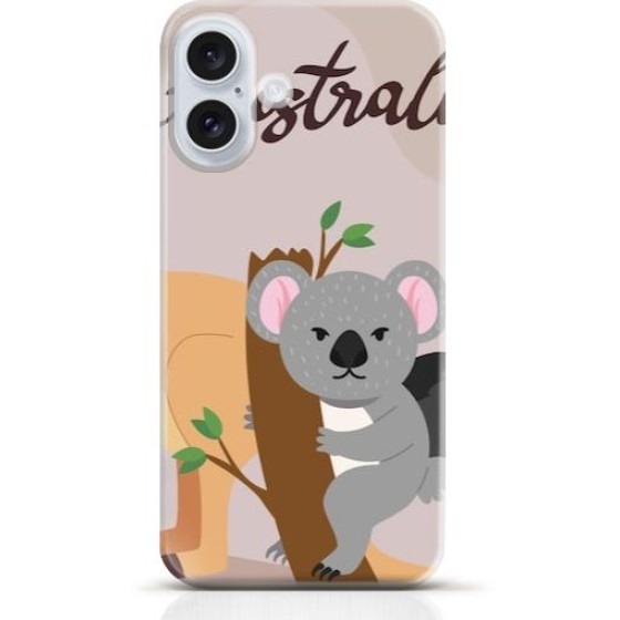 Kangaroo iPhone 16 Plus case Style 1