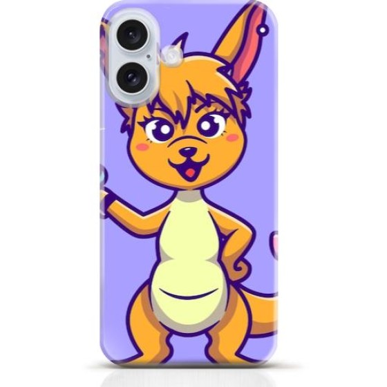 Kangaroo iPhone 16 Plus case Style 17