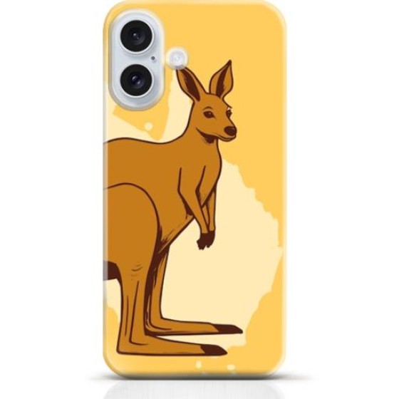 Kangaroo iPhone 16 Plus case Style 23