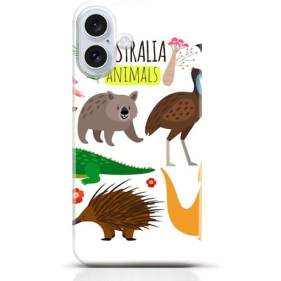 Kangaroo iPhone 16 Plus case Style 4