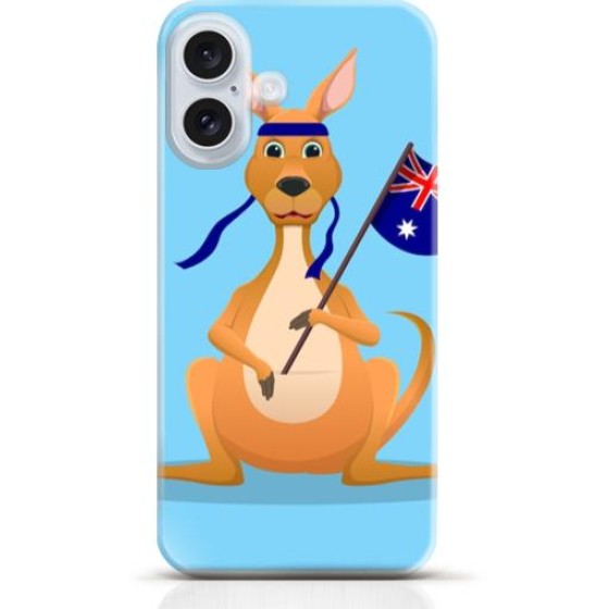 Kangaroo iPhone 16 Plus case Style 8