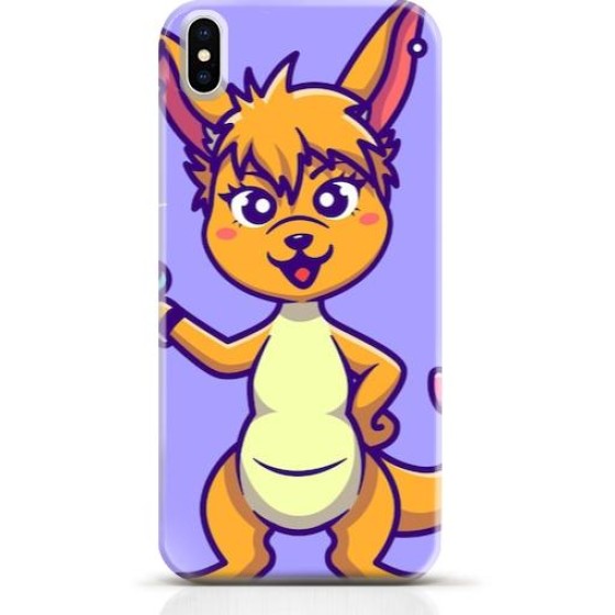Kangaroo iPhone XS case Style 17