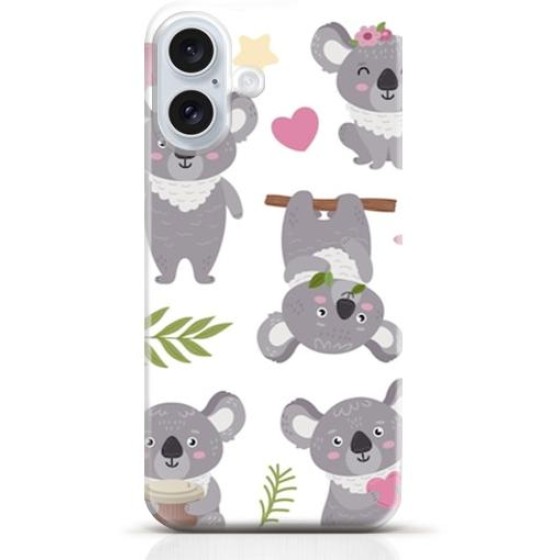 Koala iPhone 16 case Style 14