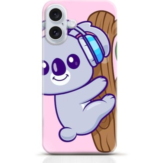 Koala iPhone 16 Plus case Style 2