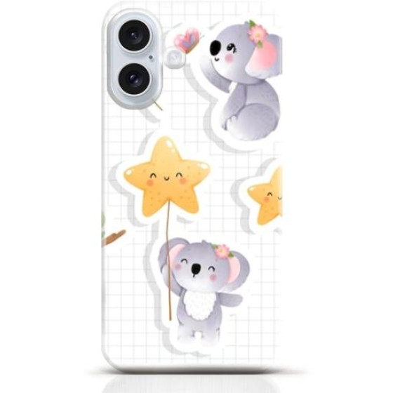 Koala iPhone 16 Plus case Style 6