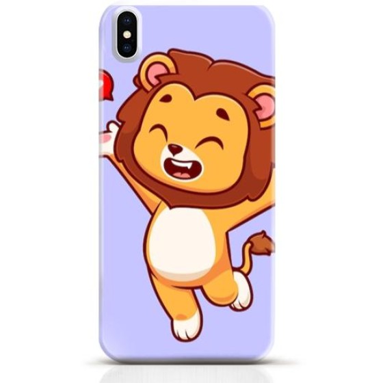 Lion iPhone XS Max case Style 14