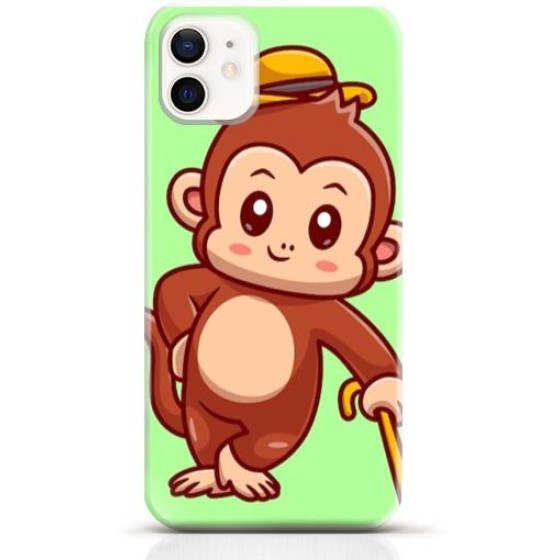 Monkey iPhone 12 mini case Style 17