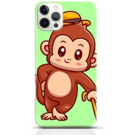 Monkey iPhone 12 Pro case Style 17