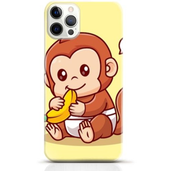 Monkey iPhone 12 Pro case Style 8