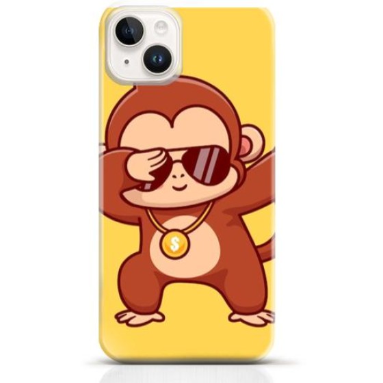 Monkey iPhone 15 case Style 5