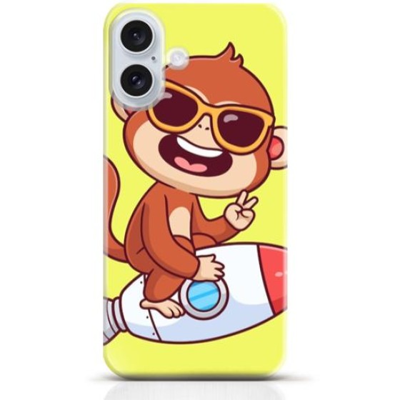 Monkey iPhone 16 case Style 10